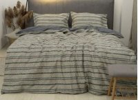 Постельное белье сатин delux Вилюта - L-011, двуспальный